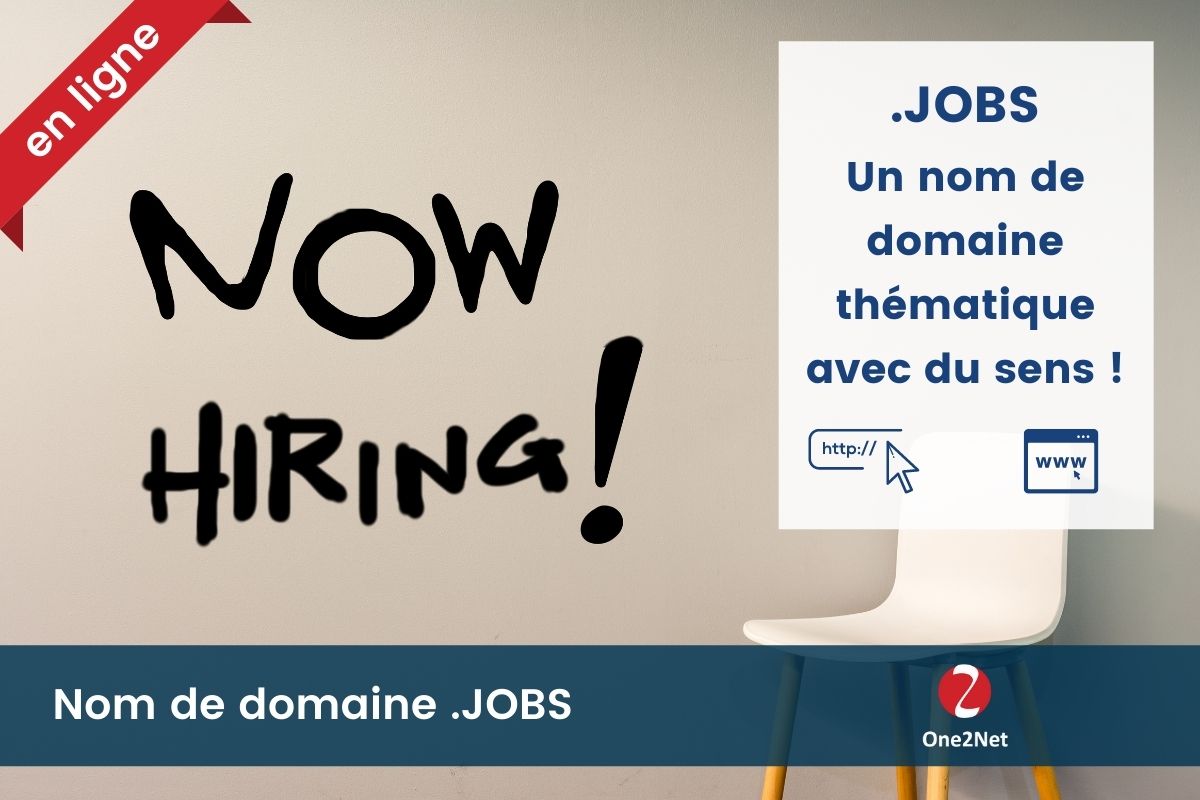 Nom de domaine .JOBS - One2Net