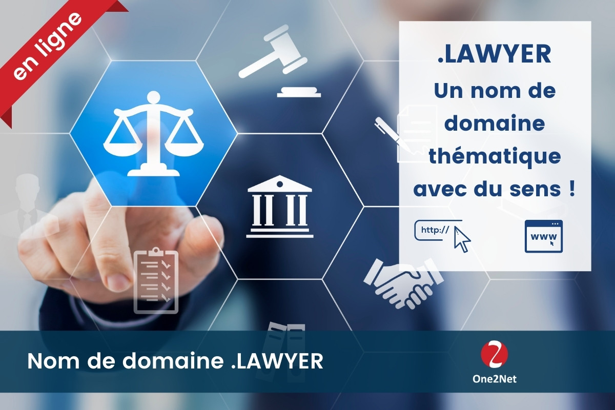 Nom de domaine .LAWYER - One2Net