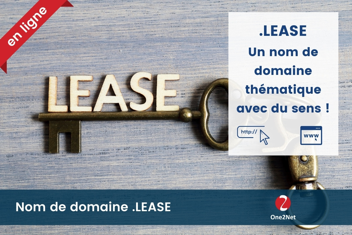 Nom de domaine .LEASE - One2Net
