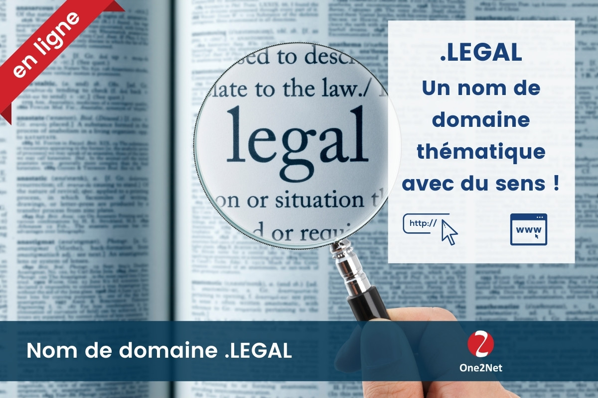 Nom de domaine .LEGAL - One2Net