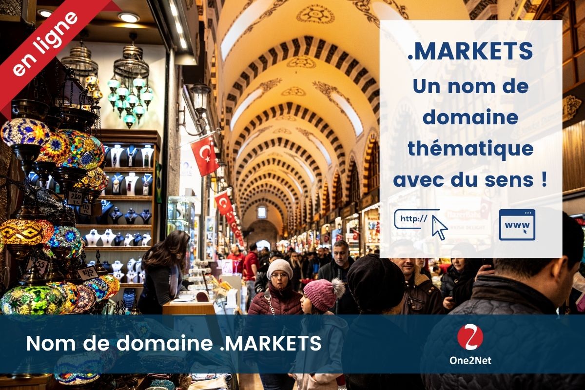 Nom de domaine .MARKETS - One2Net