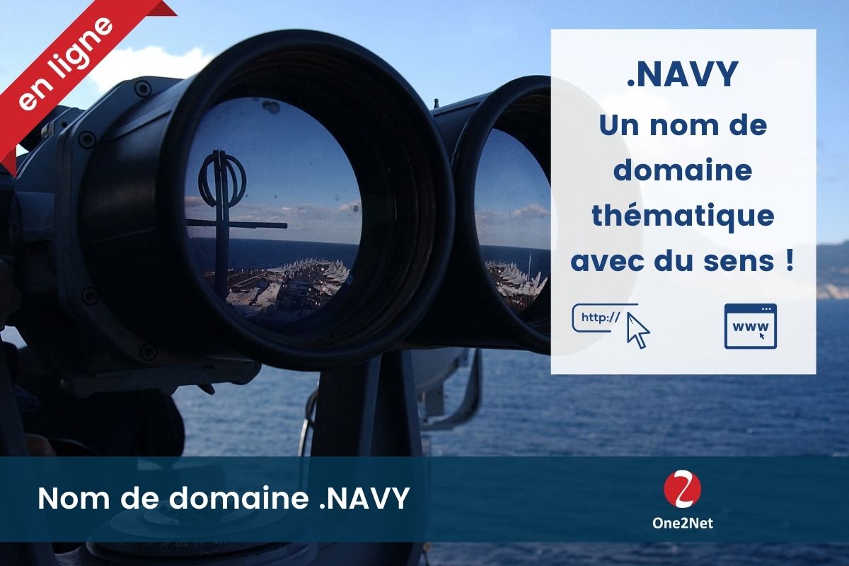 Nom de domaine .NAVY - One2Net