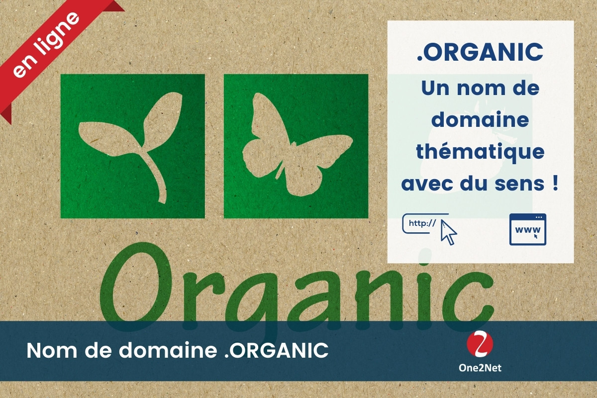 Nom de domaine .ORGANIC - One2Net