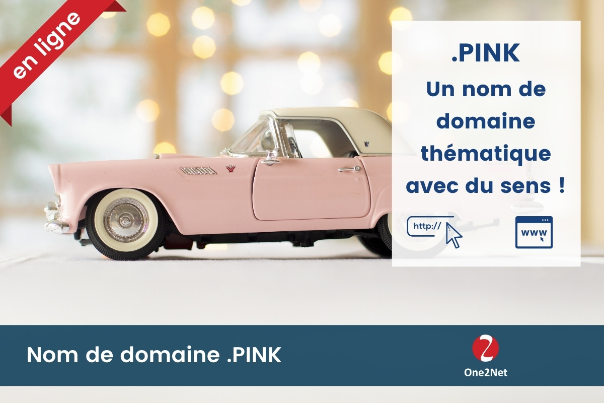 Nom de domaine .PINK - One2Net