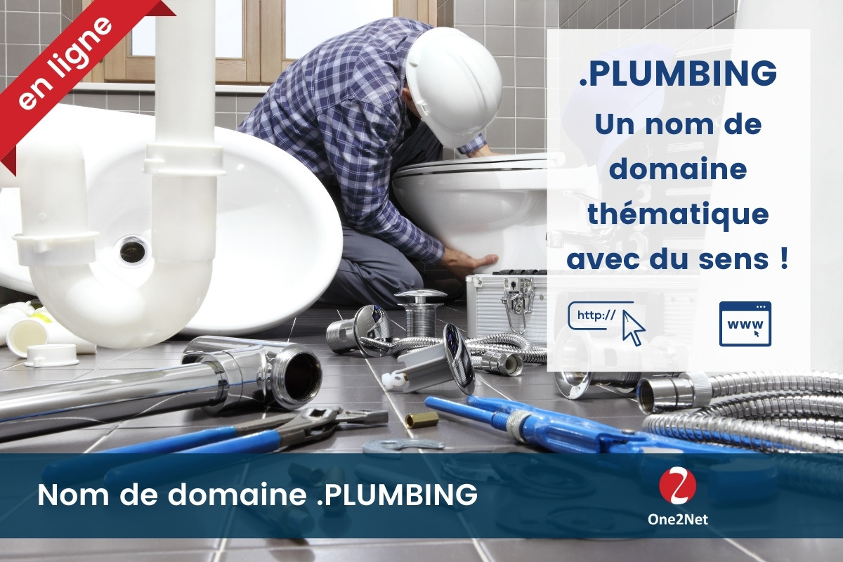 Nom de domaine .PLUMBING - One2Net