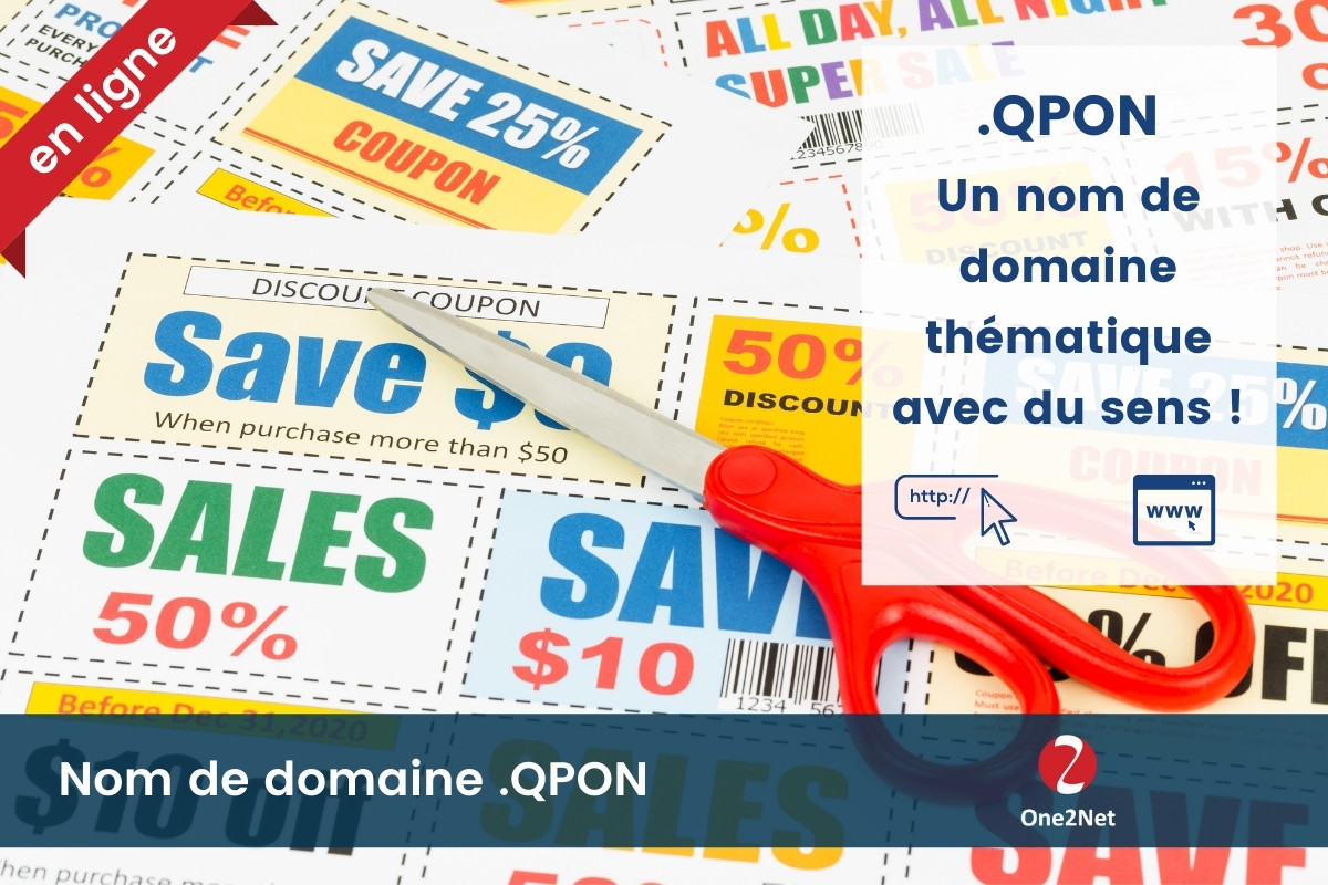 Nom de domaine .QPON - One2Net