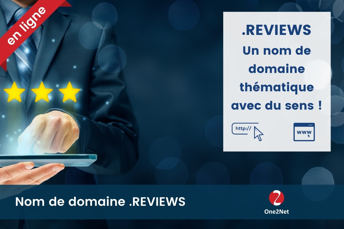 Nom de domaine .REVIEWS - One2Net