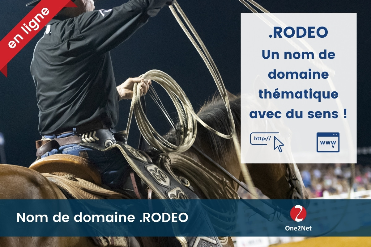 Nom de domaine .RODEO - One2Net