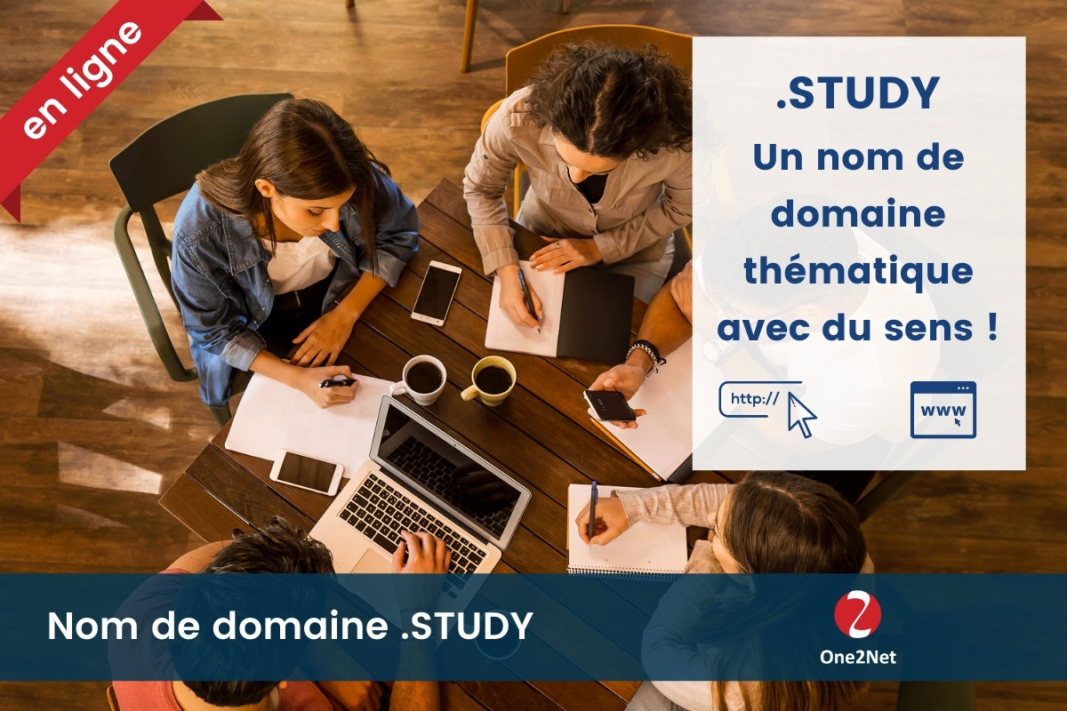 Nom de domaine .STUDY - One2Net