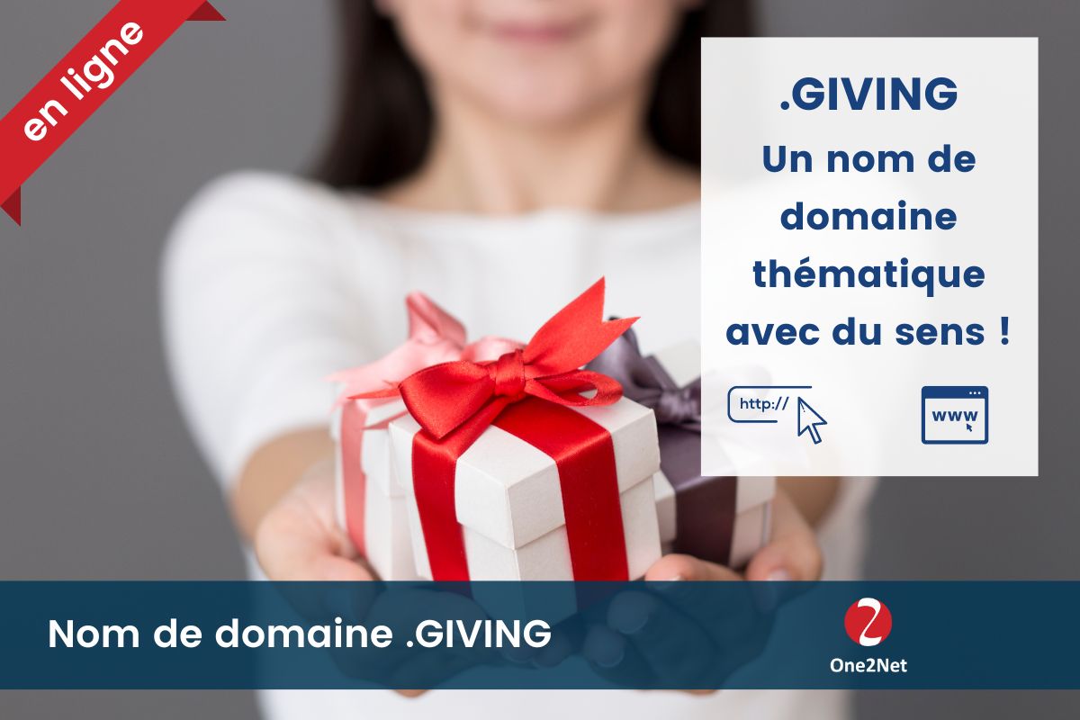 Nom de domaine .GIVING - One2Net