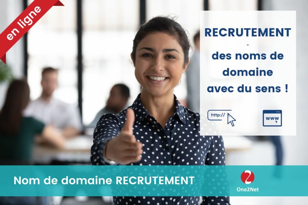 Noms de domaine sur la thématique du recrutement de de l'emploi