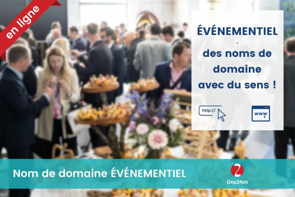 Noms de domaine liés aux métiers de l'événementiel