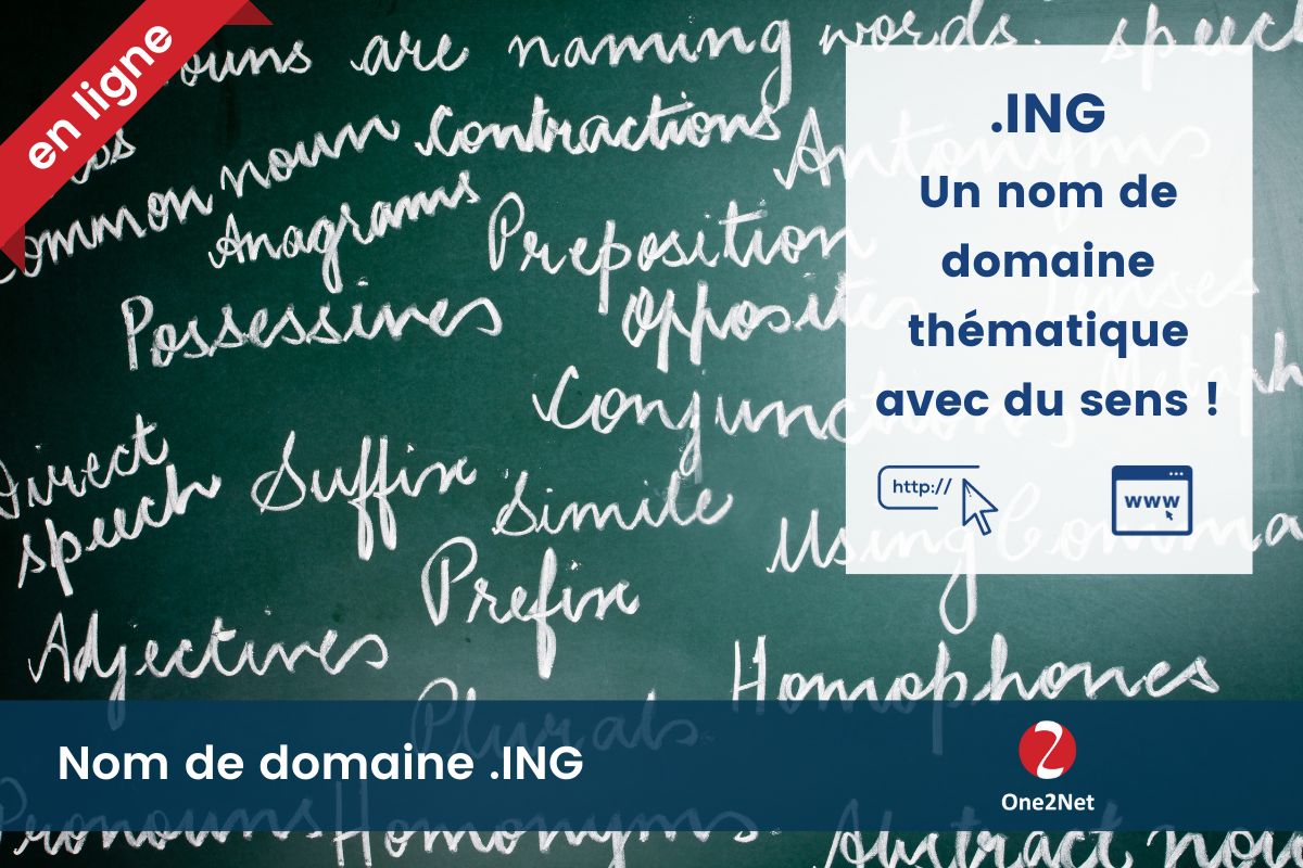 Nom de domaine .ING - One2Net