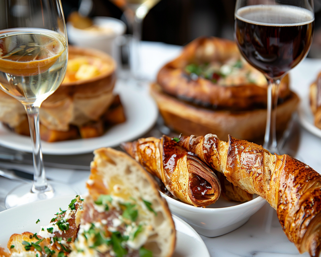 Photo de nourriture française pour illustrer l'extension .FOOD