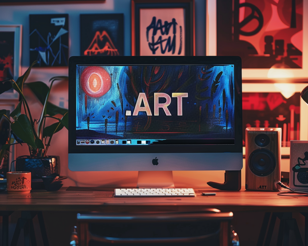 .ART sur un écran d'ordinateur