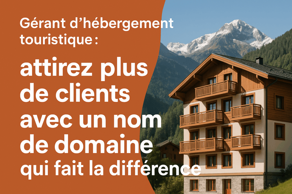 Gérant d'hébergement touristique : attirez plus de clients avec un nom de domaine qui fait la différence